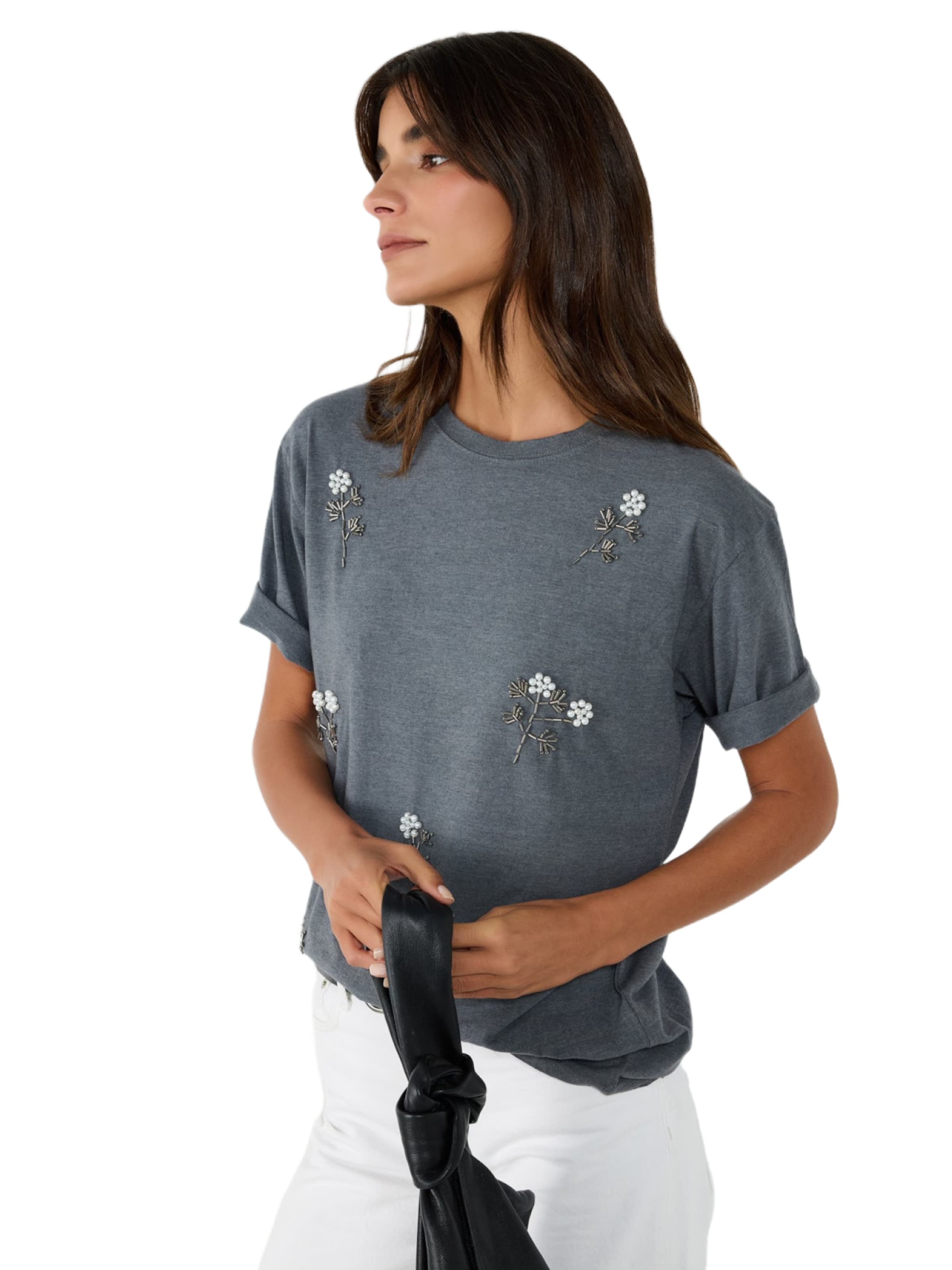 No Matter What T-Shirt in Grau