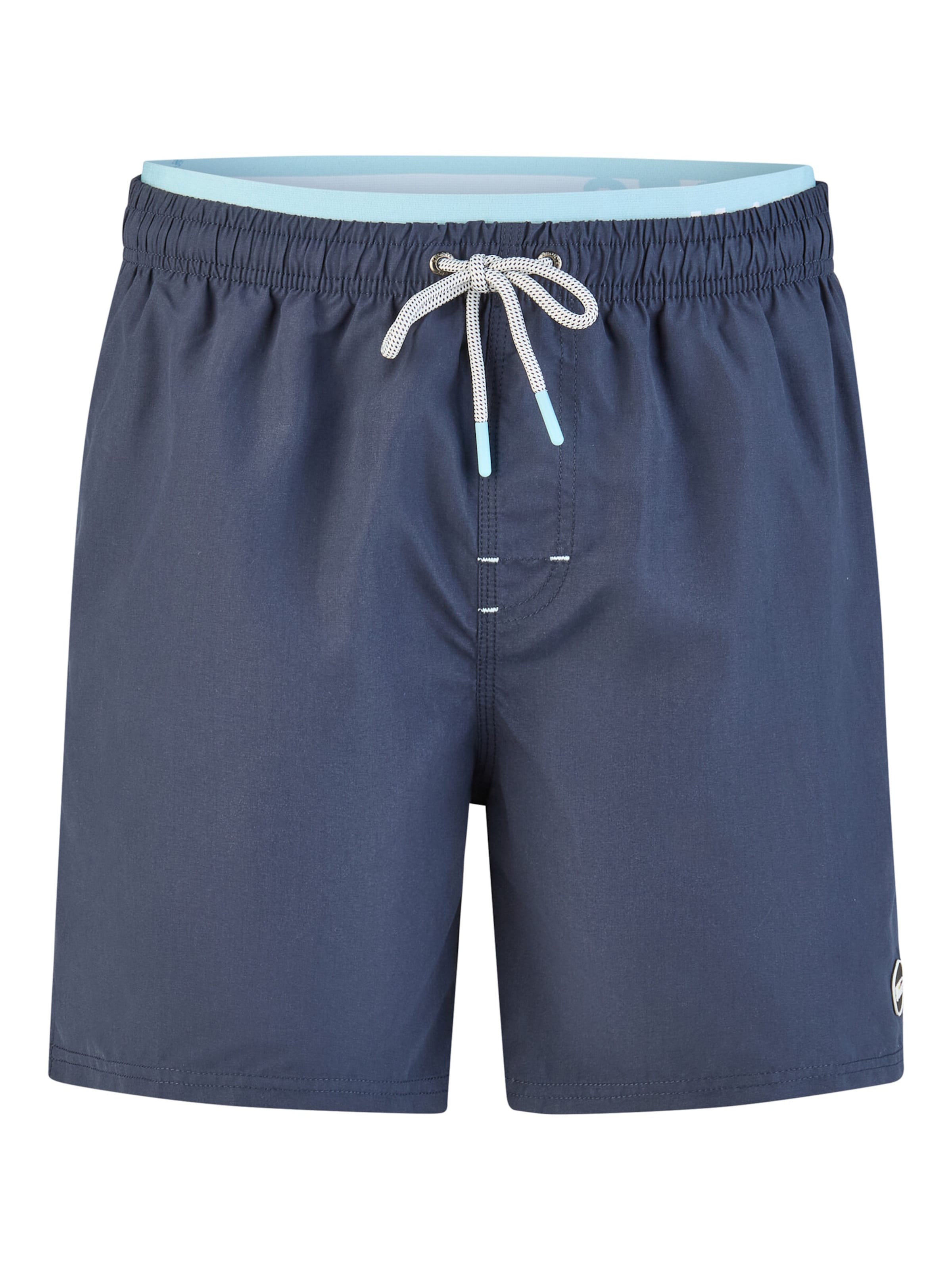 Happy Shorts Swimming shorts 'Double Waistband' in Blue: front