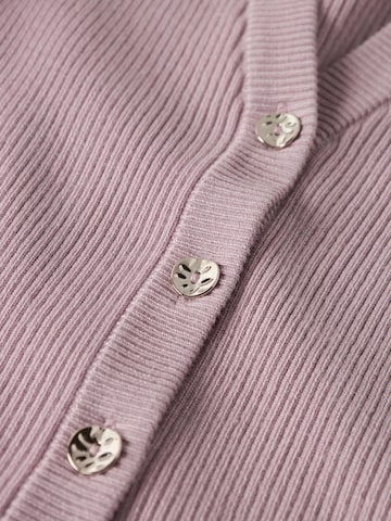 NAME IT Gebreid vest in Lila