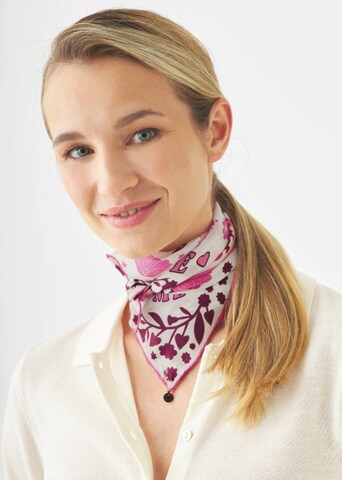 CODELLO Nickituch mit SUPERWOMAN-Motiven in Weiß: Vorderseite