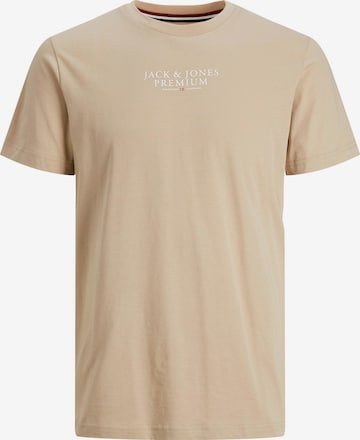 Jack & Jones Premium T-Shirt 'Archie' in Beige: Vorderseite