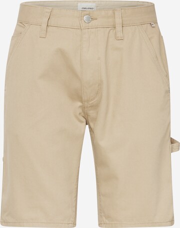 BLEND Regular Pants in Beige: front