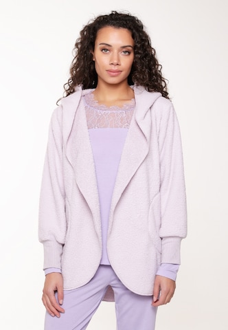 LingaDore Knit Cardigan in Pink: front