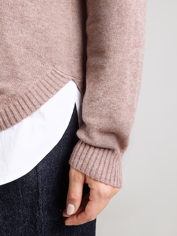 ONLY Carmakoma Sweter 'CARMARGARETA' w kolorze różowy