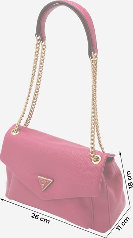 GUESS Наплечная сумка 'LARYN' в Ярко-розовый