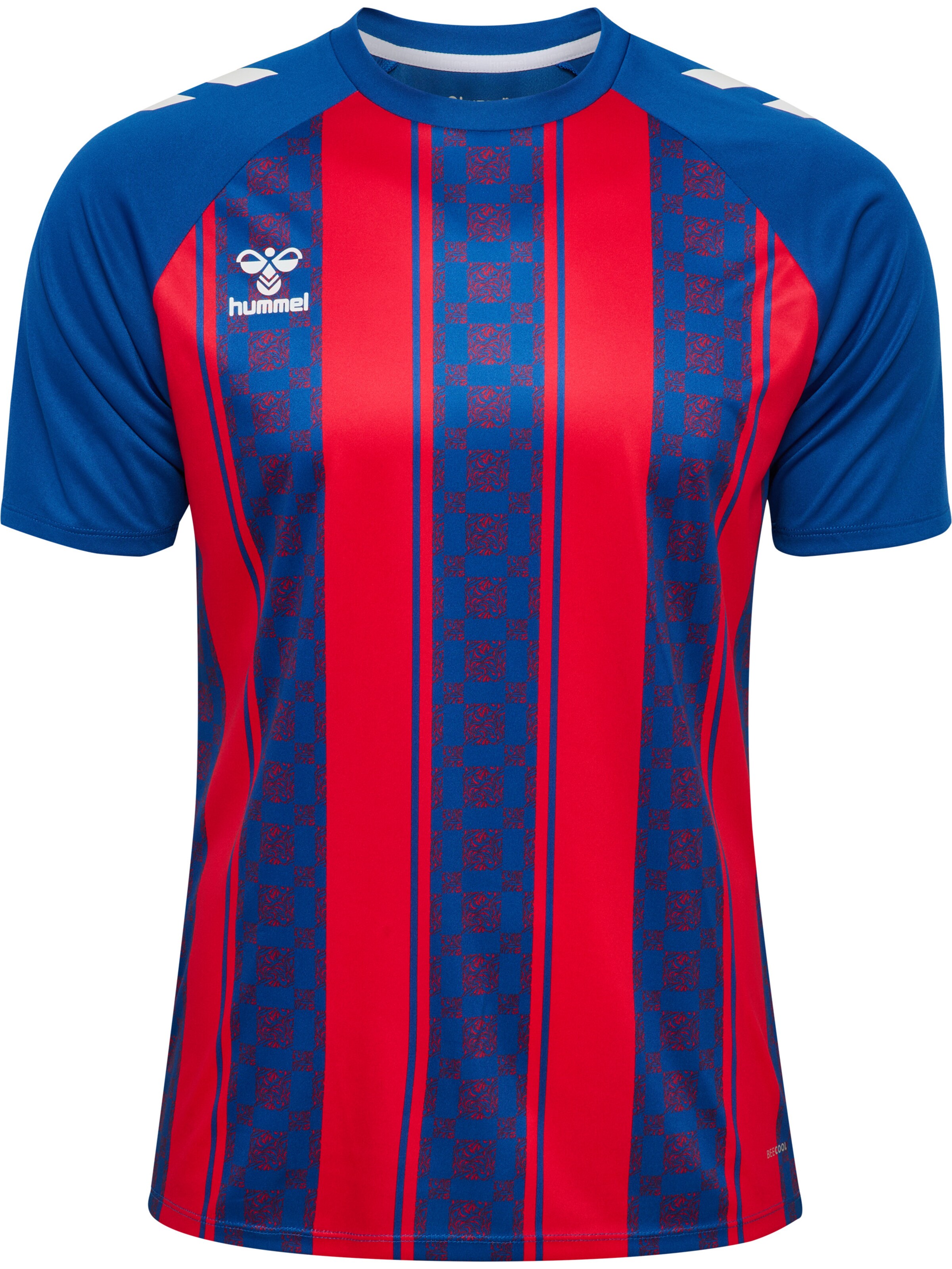 Hummel T-Shirt fonctionnel 'Match' en XXXL en bleu / rouge sang / blanc, Vue avec produit