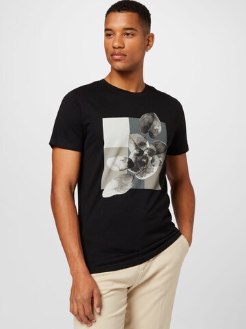 JACK & JONES T-shirt 'POWER' i svart: framsida