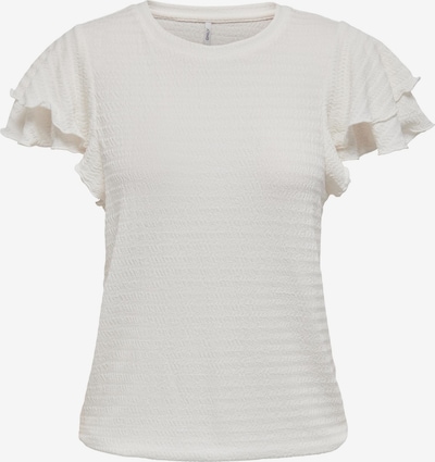 ONLY T-shirt 'KATE' en blanc naturel, Vue avec produit