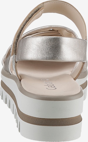 GABOR Strap Sandals in Gold