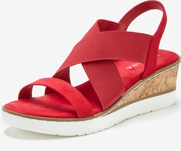 LASCANA Sandals in Red: front