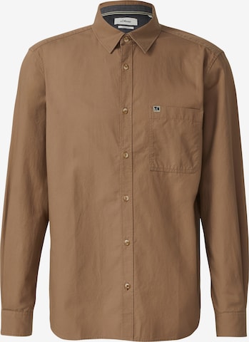 s.Oliver Hemd in Braun: Vorderseite