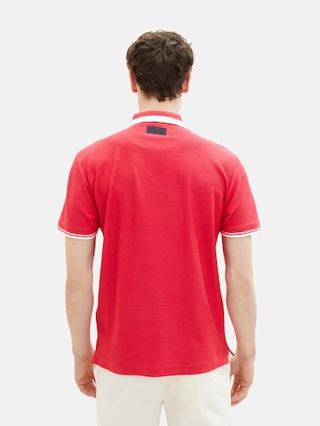 TOM TAILOR - Camisa em vermelho