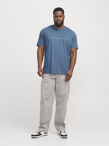 Jack & Jones Plus Μπλουζάκι 'JJEStar' σε μπλε