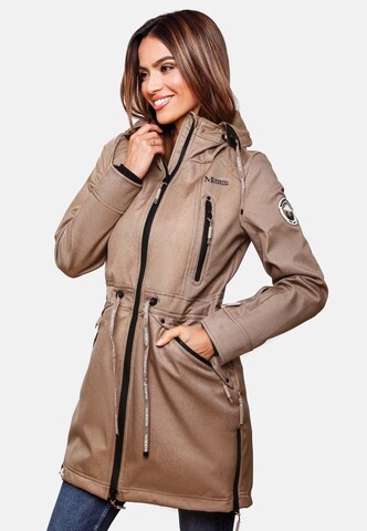 Parka mi-saison MARIKOO en beige : devant