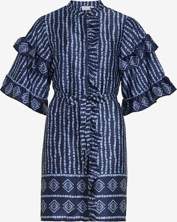VILA Blousejurk in Blauw: voorkant