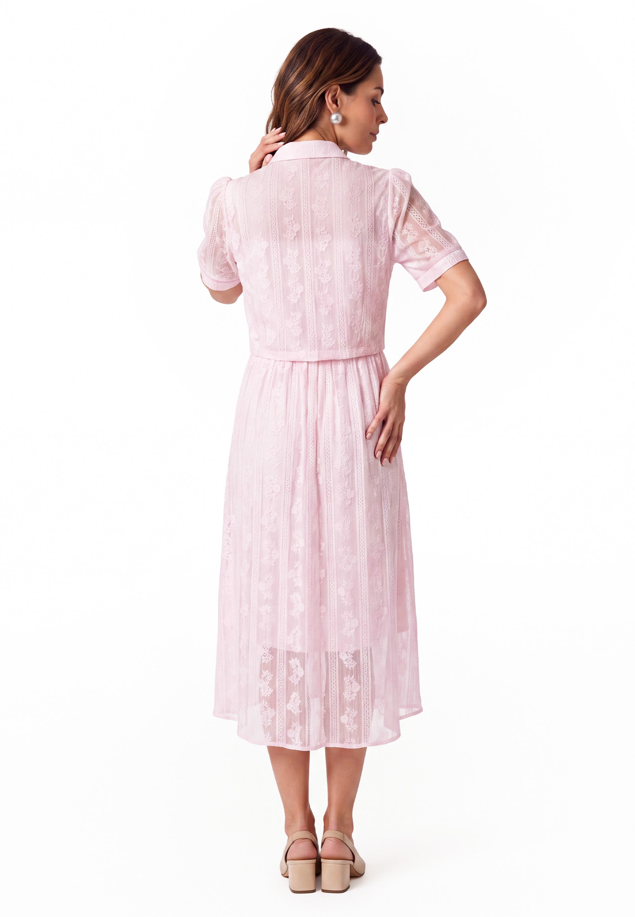 Usha - Vestido em rosa