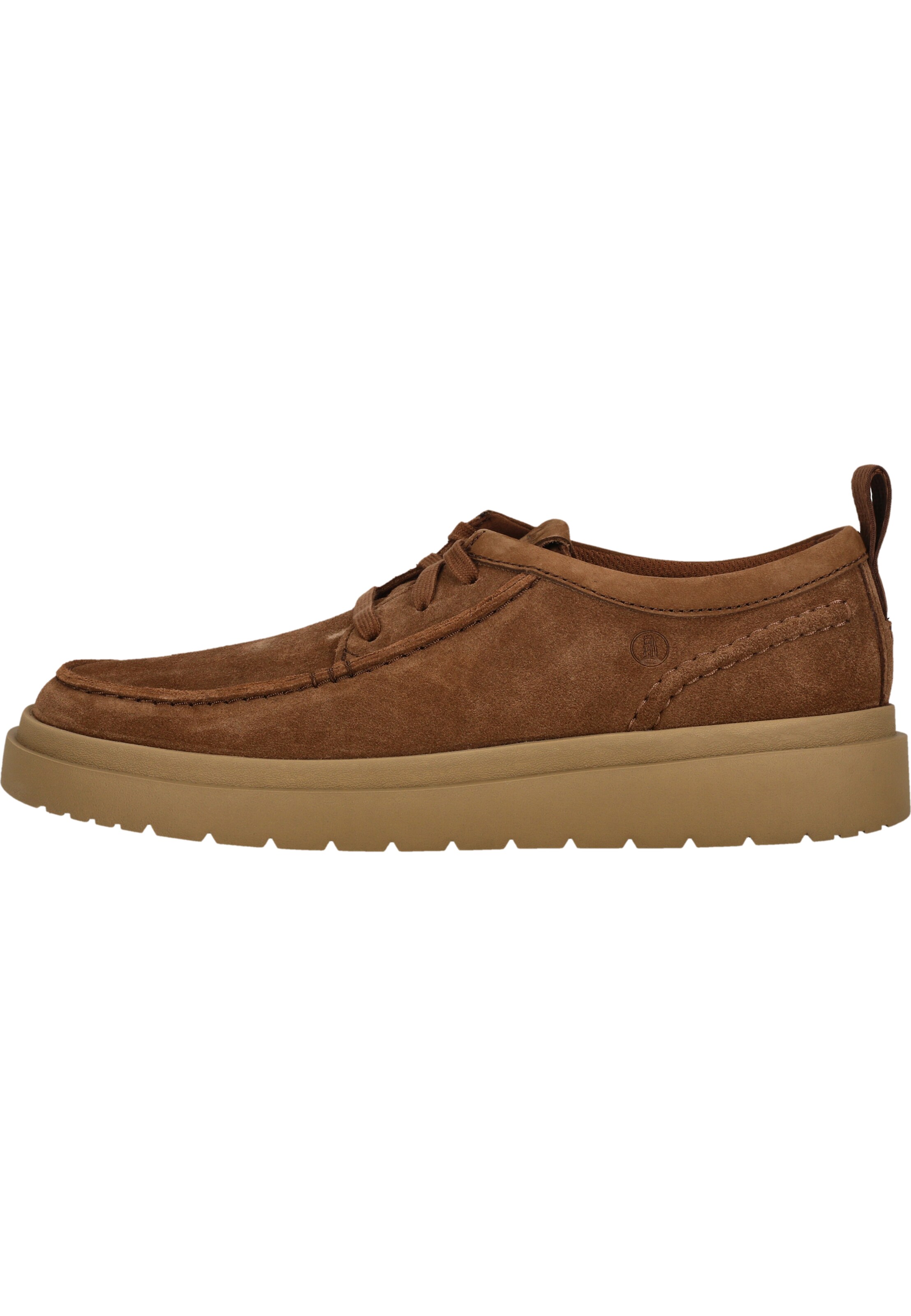 CLARKS Lace-up shoe 'Polden Moc' in Brown