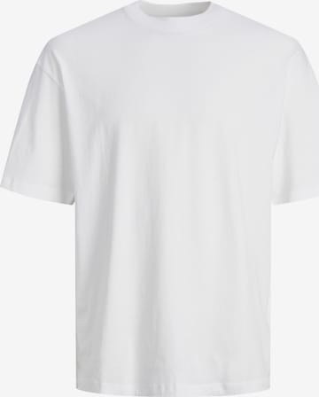 Jack & Jones Plus - Camiseta 'JJEBradley' en blanco: frente