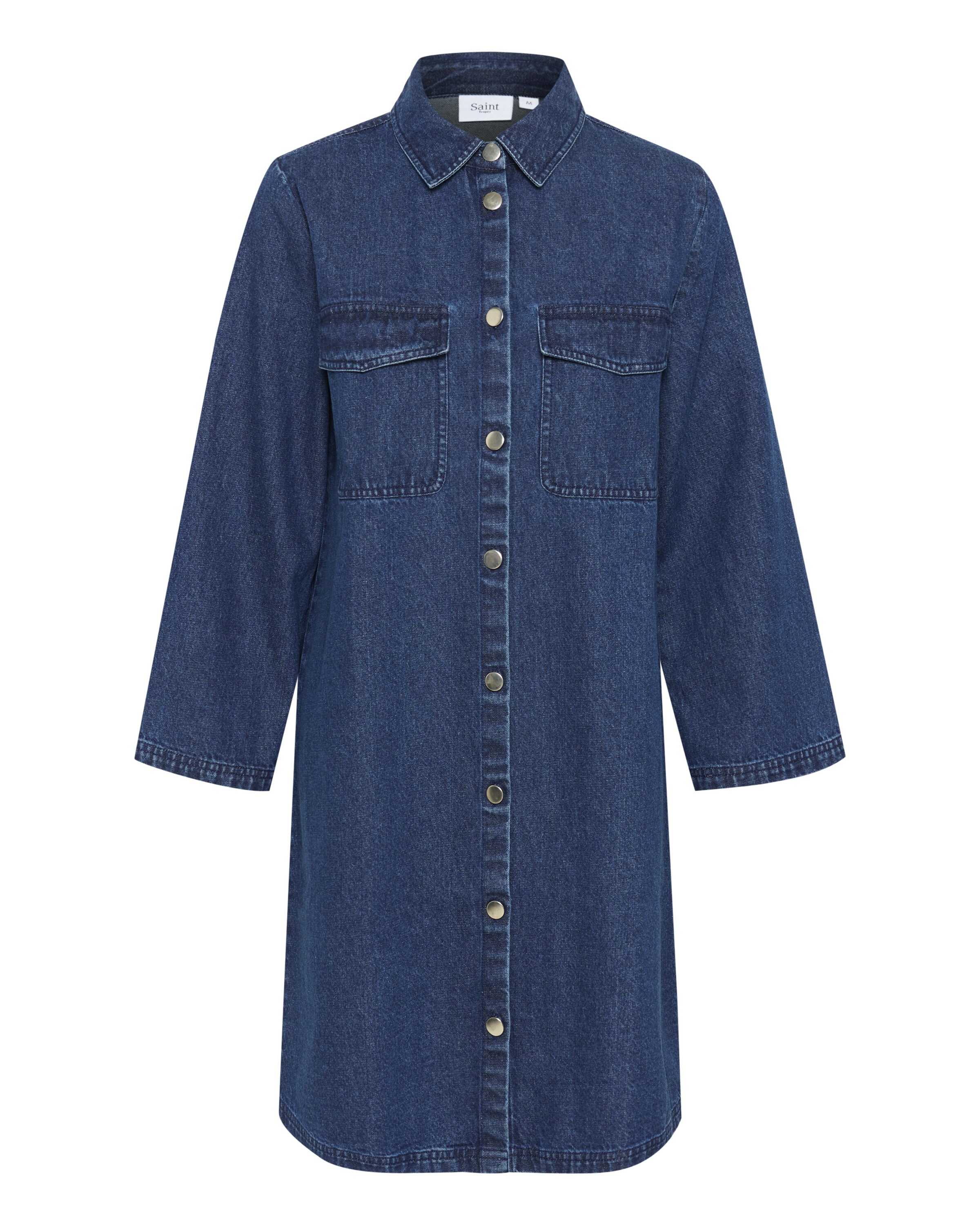 SAINT TROPEZ Jurk in Blauw: voorkant