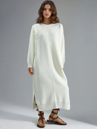 My fashion Robes en maille 'Strickkleider' en S-L en blanc cassé, Vue avec produit