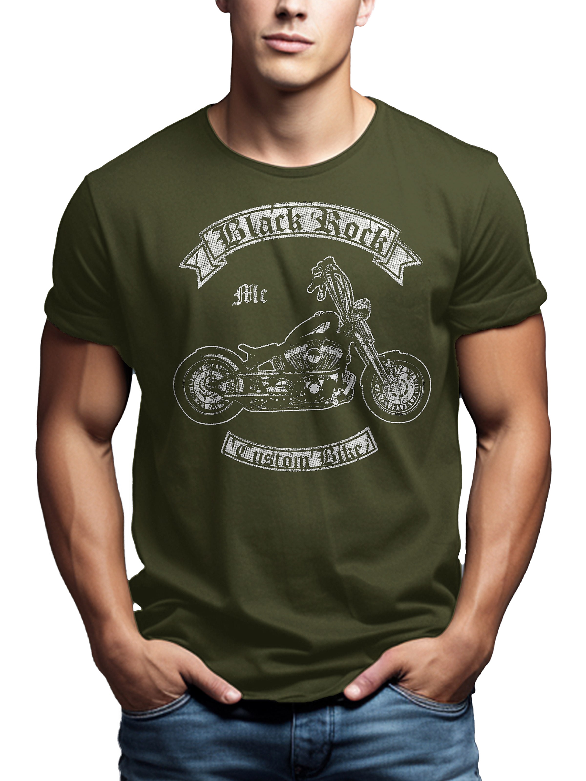 MAKAYA Shirt 'Black Rock'‌‌‌‌‌ in Grün