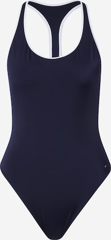 Tommy Hilfiger Underwear Bustier Badeanzug in Blau: predná strana