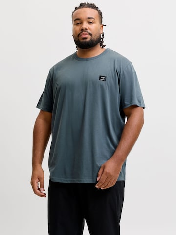 Jack & Jones Plus Koszulka 'JJCLeveland' w kolorze szary: przód