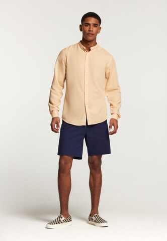 Regular fit Camicia 'Leon' di Shiwi in beige
