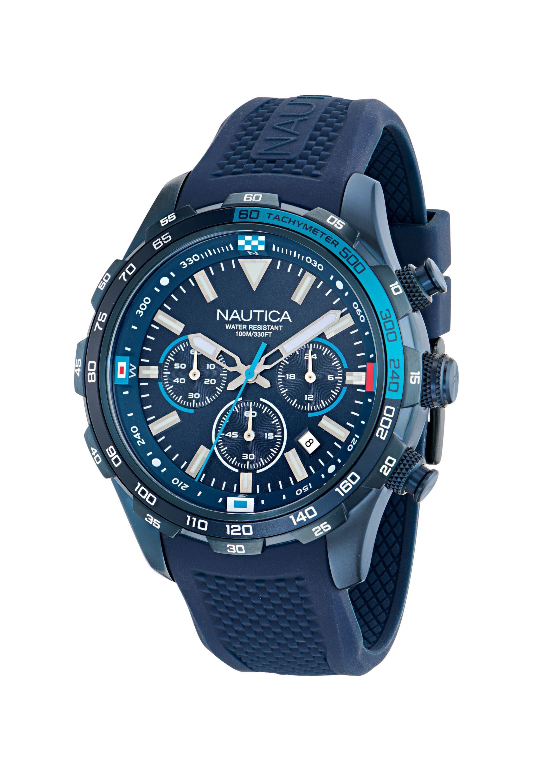 Montre à affichage analogique NAUTICA en bleu : devant