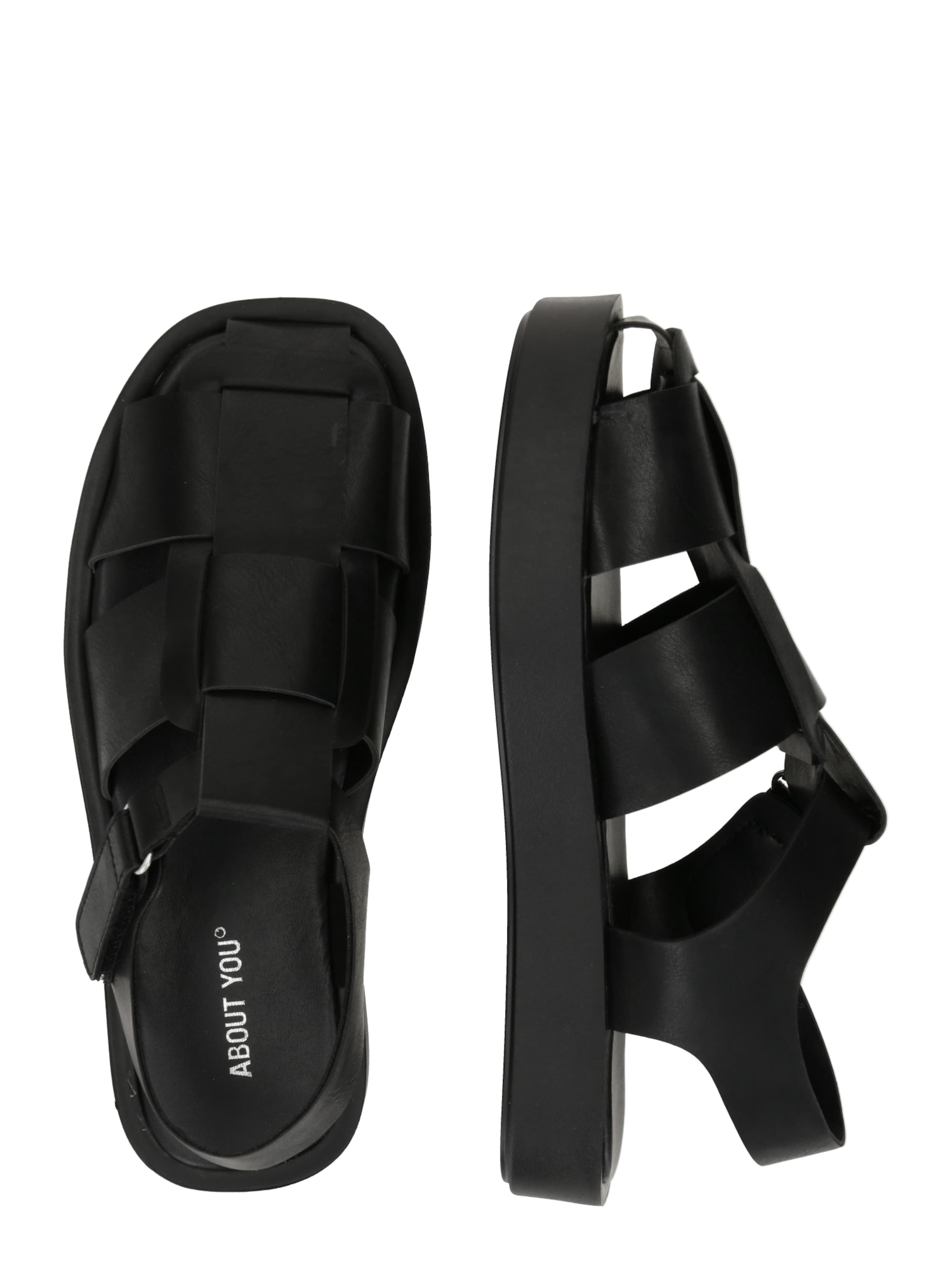 ABOUT YOU Σανδάλι 'Nilay' σε μαύρο