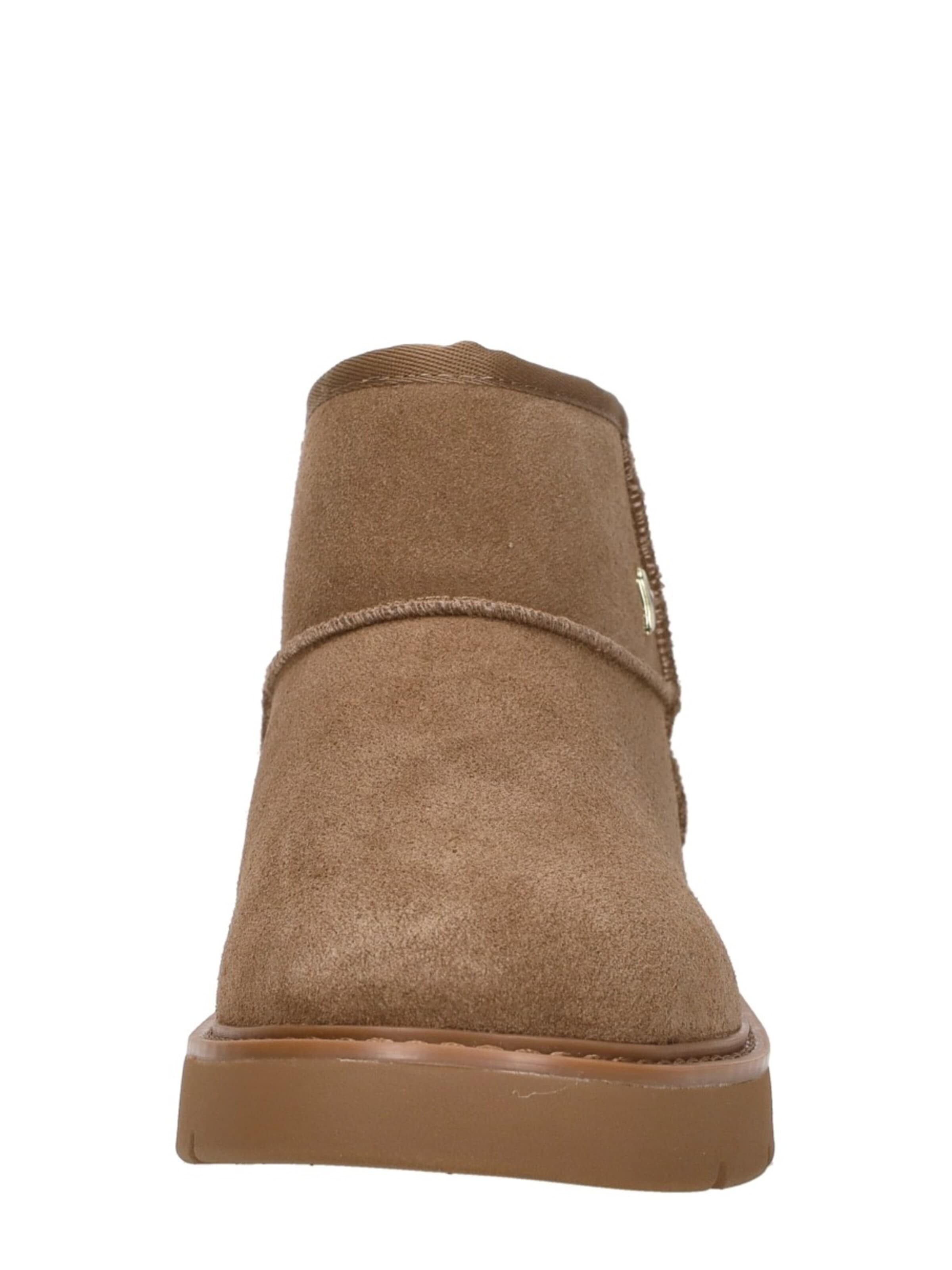 SKECHERS Enkellaarsje 'Keep Street - Cozy Mini' in Bruin