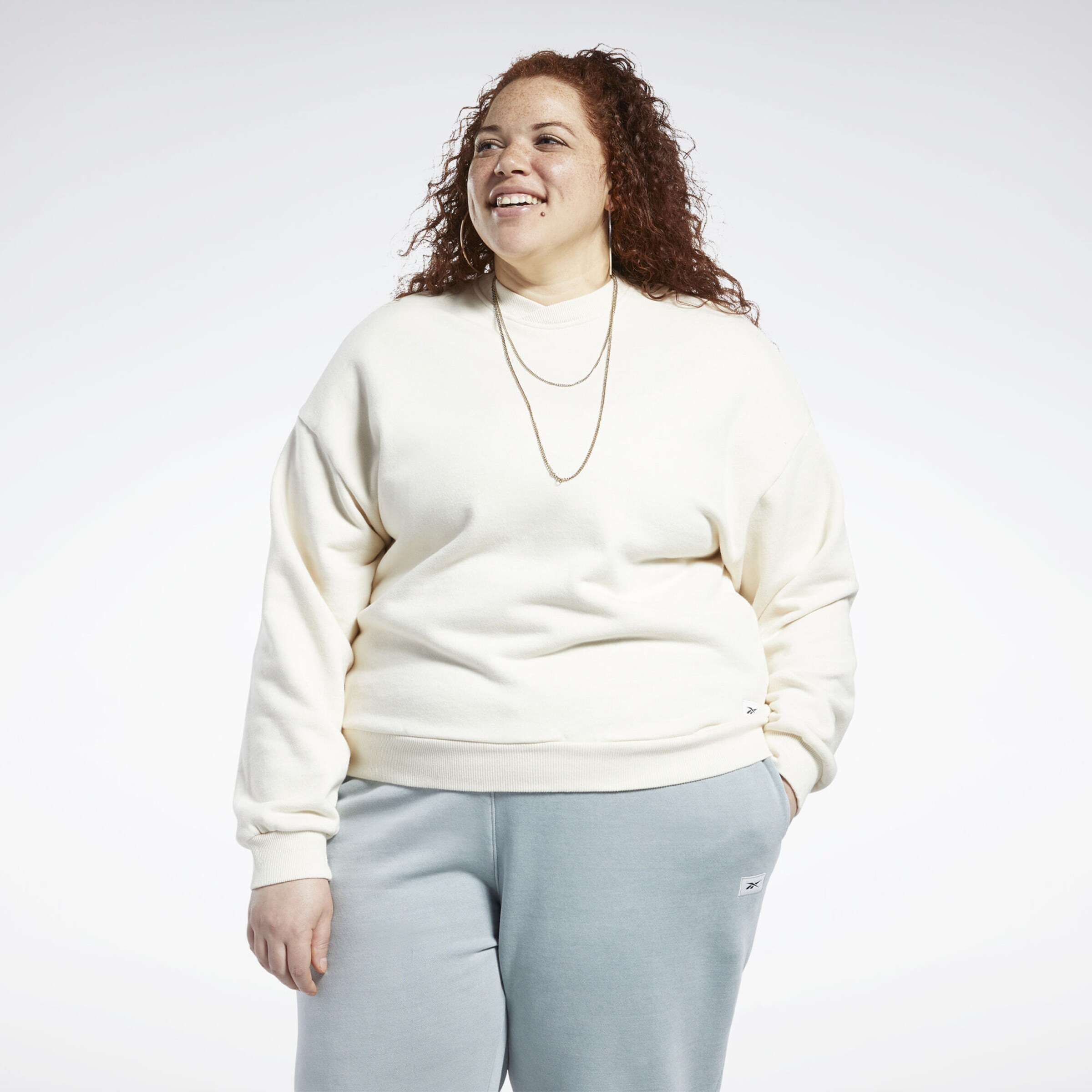 Frauen Sweat Reebok Classics Sweatshirt ' Dye' in Weiß - HQ80904 Frauen Sweat Reebok Classics Sweatshirt ' Dye' in Weiß - HQ80904