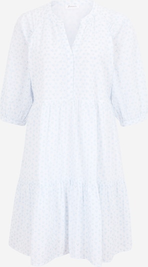 Flowers for Friends Robe-chemise en bleu pastel / blanc, Vue avec produit