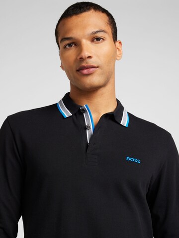 BOSS Shirt 'Plisy' in Schwarz