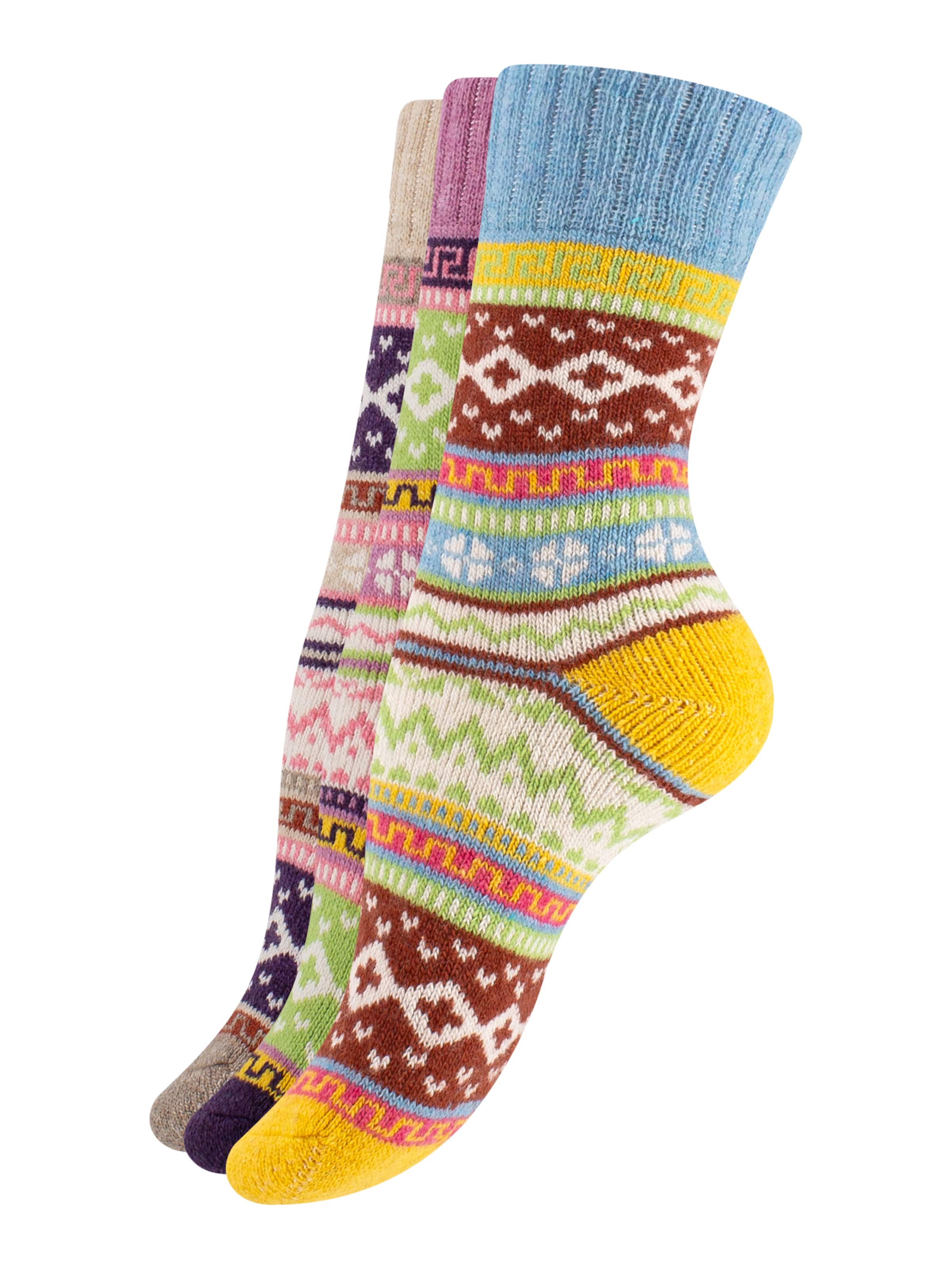 Vincent Creation - Meias 'Hygge' em bege: frente