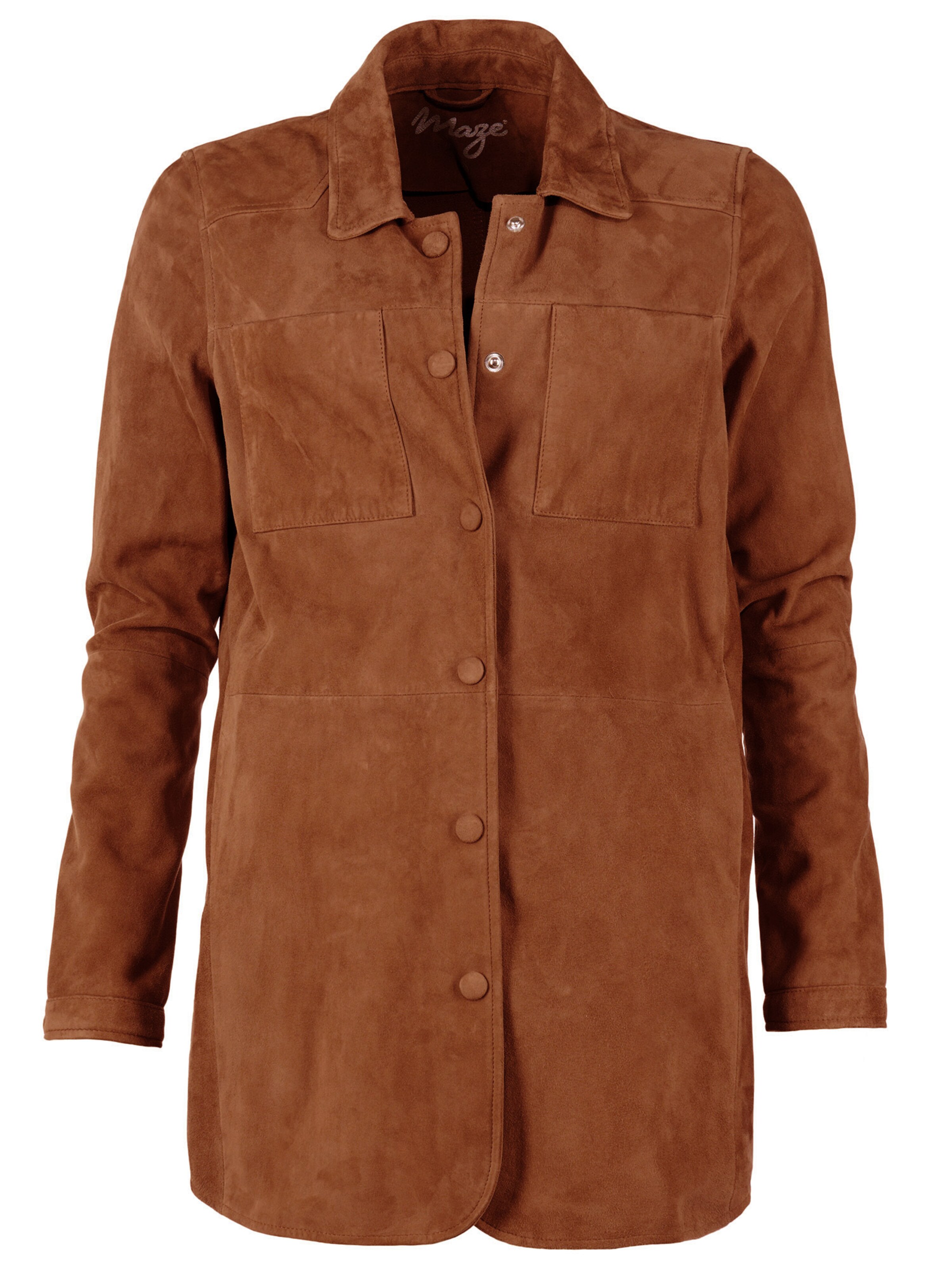 Maze Jacke in Braun: Vorderseite