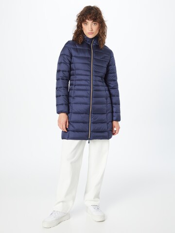 SAVE THE DUCK Between-Seasons Coat 'CAMILLE' in Blue: front