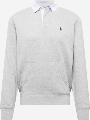 Polo Ralph Lauren Sweatshirt 'RUGBY' in Grijs: voorkant