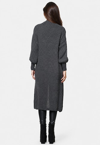 Manteau en tricot Elara en gris