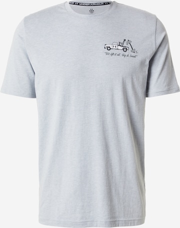 UNDER ARMOUR Toiminnallinen paita 'BODY SHOP' värissä harmaa: etupuoli