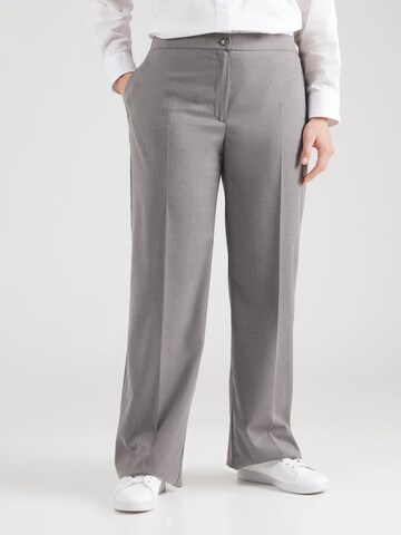 Wide leg Pantaloni con piega frontale 'GINNICO' di Persona by Marina Rinaldi in grigio: frontale