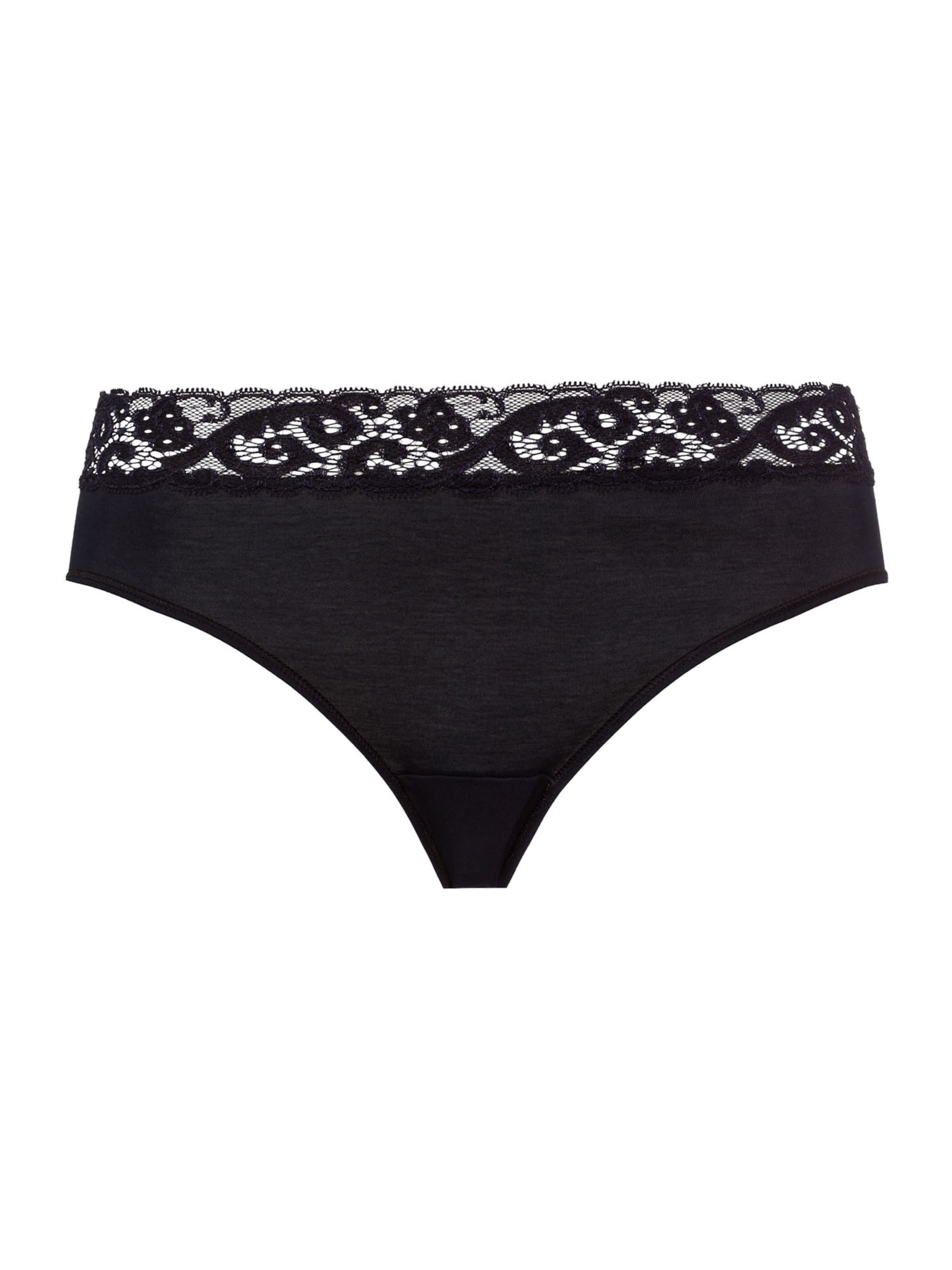 Hanro - Cueca ' Moments ' em preto: frente