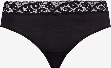 Hanro Panty ' Moments ' in Black: front