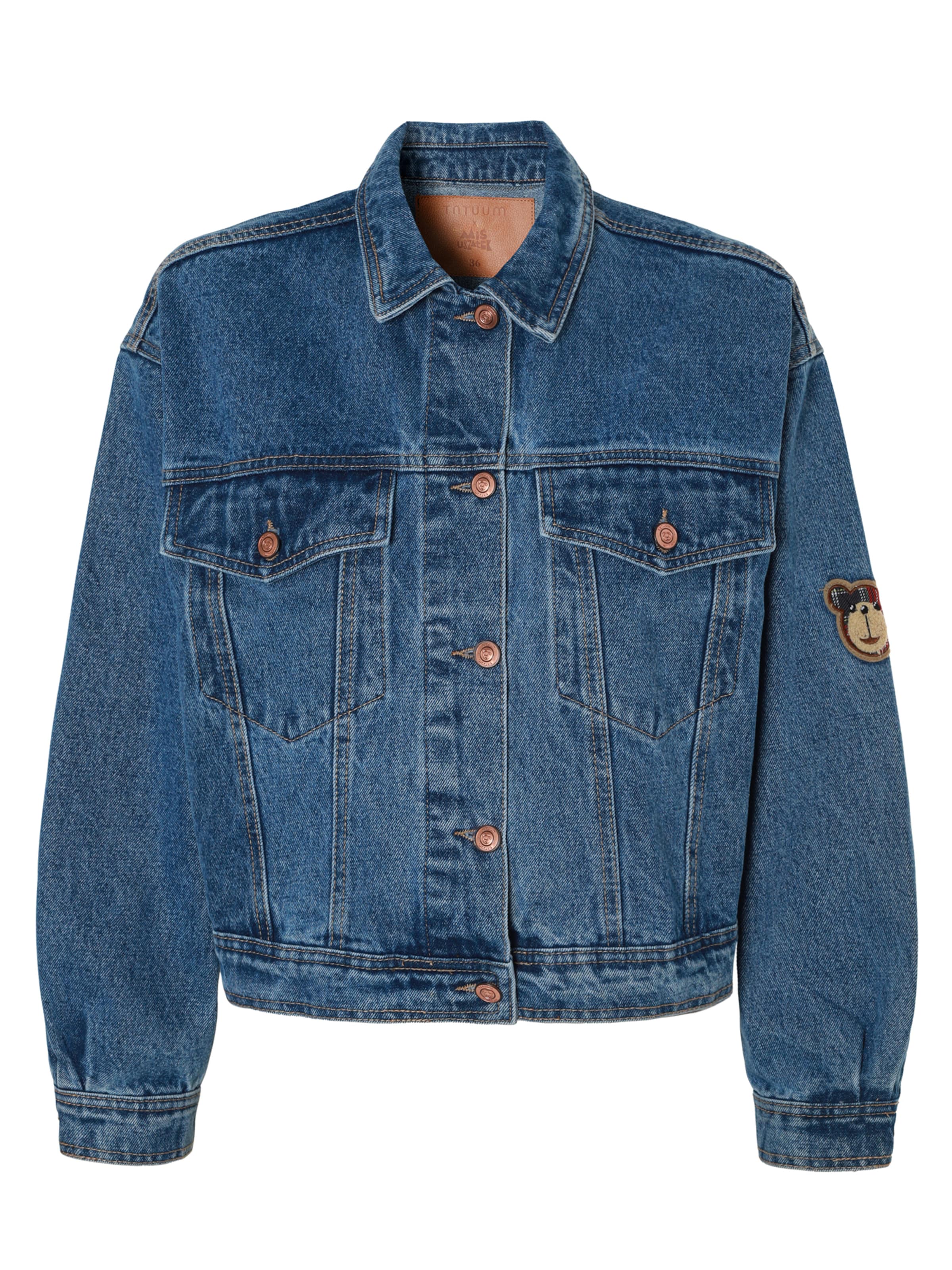 TATUUM Prechodná bunda 'BERNALI' - Modrá: predná strana