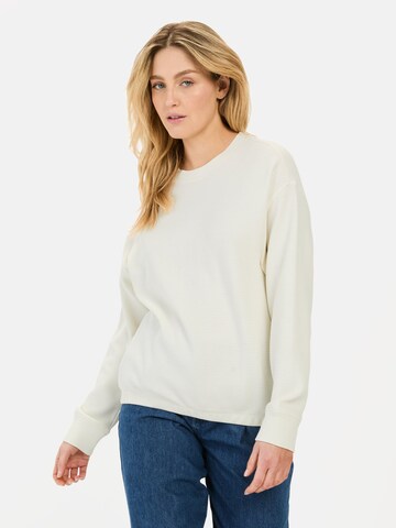 CAMEL ACTIVE Sweatshirt in White: front