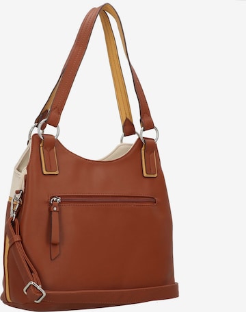 TOM TAILOR Schultertasche 'Jule' in Braun