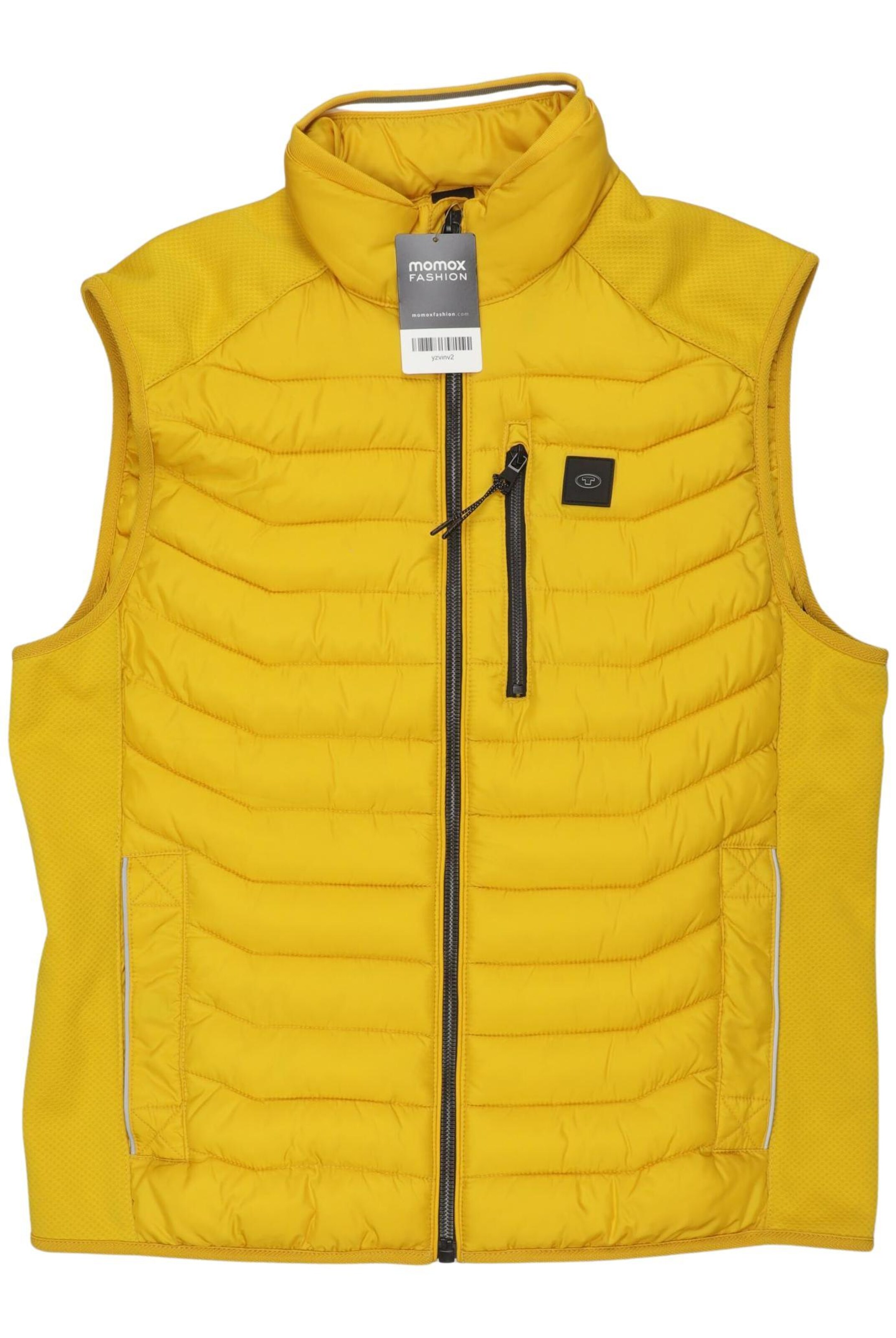 TOM TAILOR Vest in M in Yellow: front