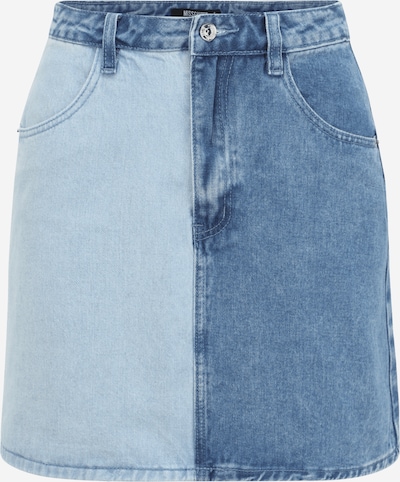 Missguided (Petite) Rock in blue denim / hellblau, Produktansicht