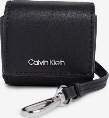 Porte-monnaies Calvin Klein en noir : devant