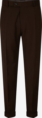 Loosefit Pantalon chino 'Luc' STRELLSON en marron : devant